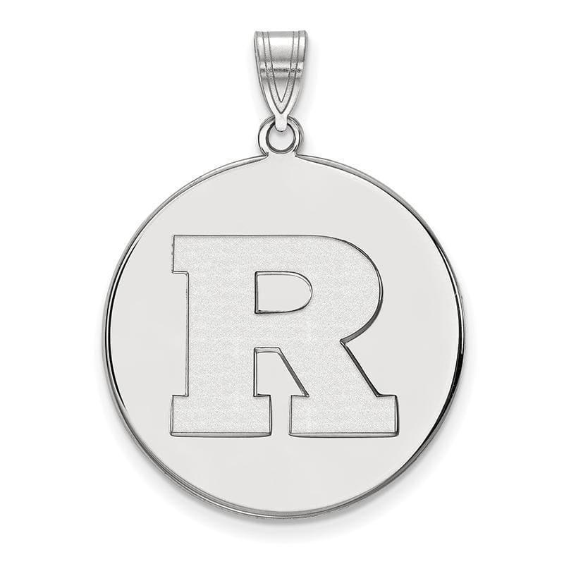 14kw LogoArt Rutgers XL Disc Pendant - Seattle Gold Grillz