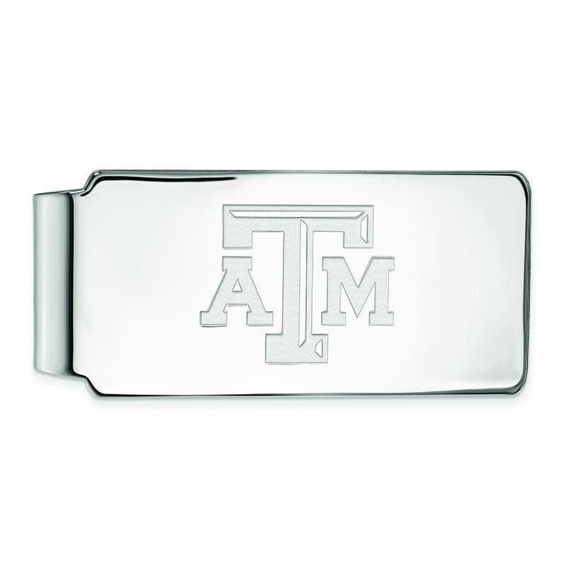 14kw LogoArt Texas A&M University Money Clip - Seattle Gold Grillz