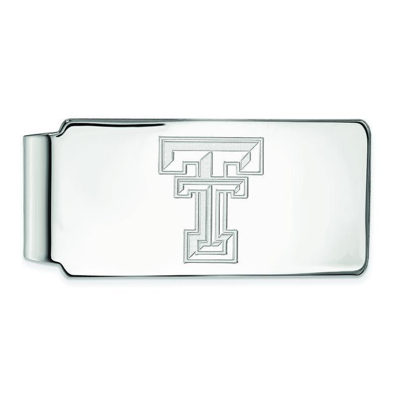 14kw LogoArt Texas Tech University Money Clip - Seattle Gold Grillz