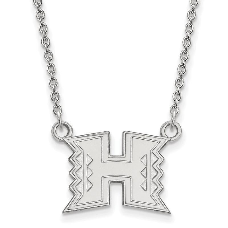 14kw LogoArt The University of Hawai'i Small Pendant w-Necklace - Seattle Gold Grillz