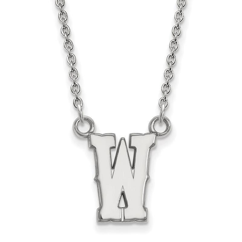 14kw LogoArt The University of Wyoming Small Pendant w-Necklace - Seattle Gold Grillz