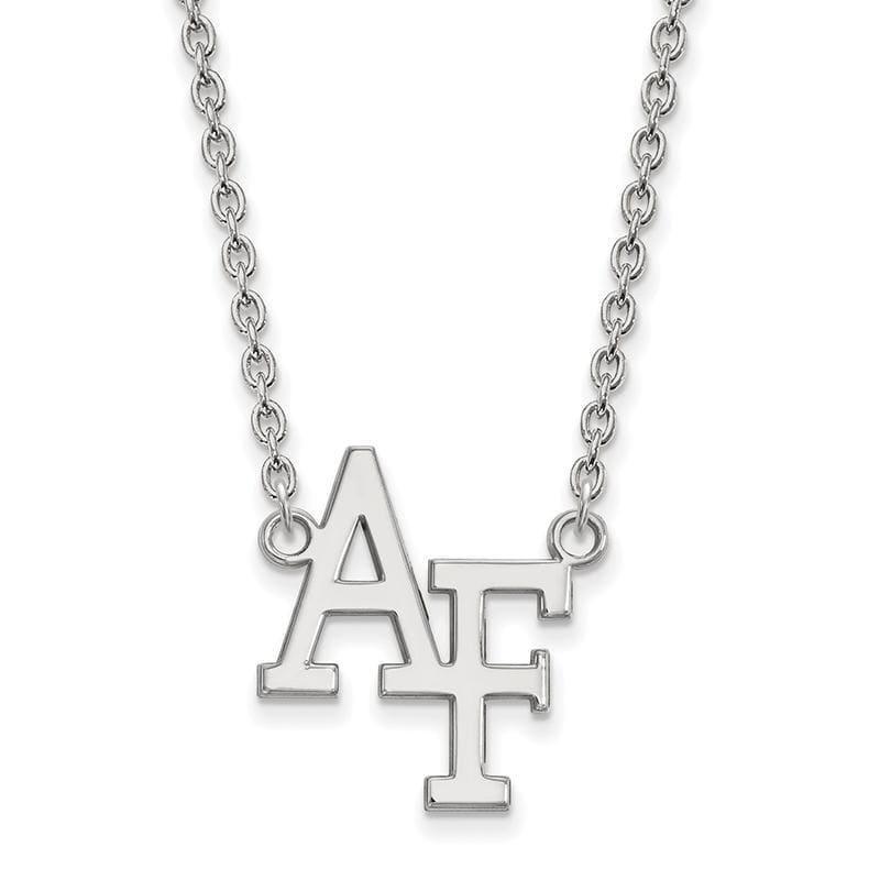 14kw LogoArt United States Air Force Academy Large Pendant w-Necklace - Seattle Gold Grillz
