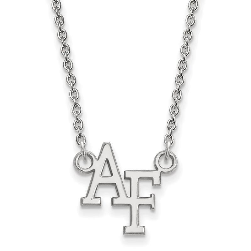 14kw LogoArt United States Air Force Academy Small Pendant w-Necklace - Seattle Gold Grillz