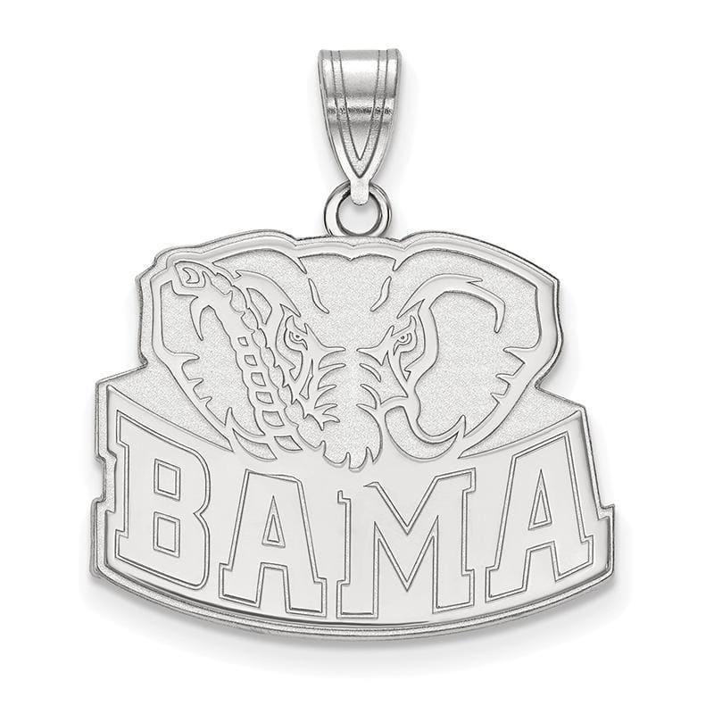 14kw LogoArt University of Alabama Large Pendant - Seattle Gold Grillz