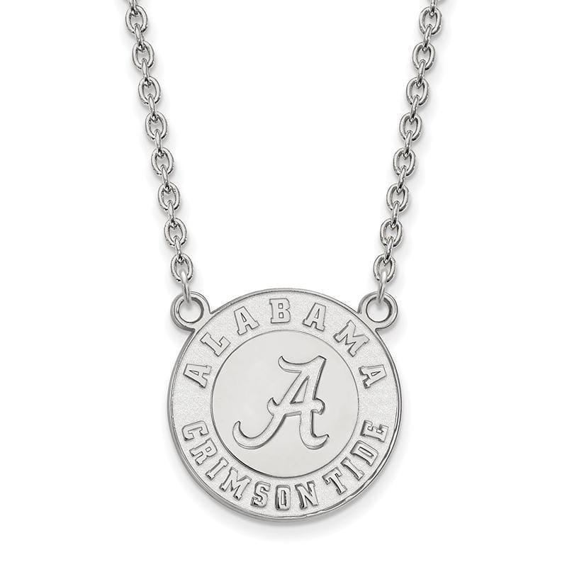 14kw LogoArt University of Alabama Large Pendant w-Necklace - Seattle Gold Grillz