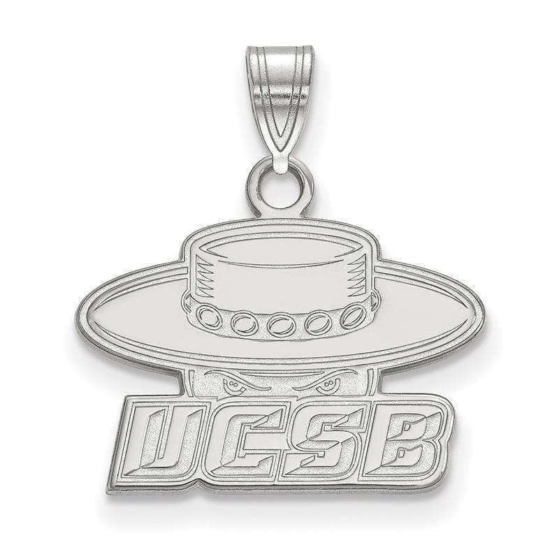 14kw LogoArt University of California Santa Barbara Small Pendant - Seattle Gold Grillz