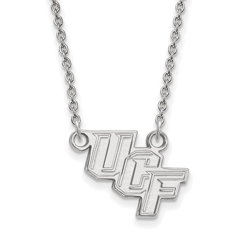 14kw LogoArt University of Central Florida Small Pendant w-Necklace - Seattle Gold Grillz