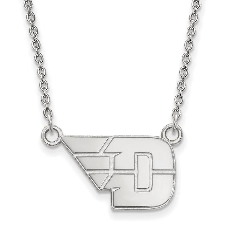 14kw LogoArt University of Dayton Small Pendant w-Necklace - Seattle Gold Grillz