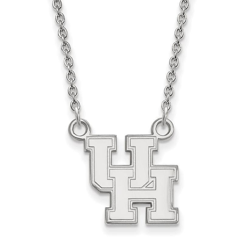 14kw LogoArt University of Houston Small Pendant w-Necklace - Seattle Gold Grillz