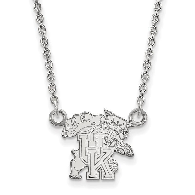 14kw LogoArt University of Kentucky Small Pendant w-Necklace - Seattle Gold Grillz