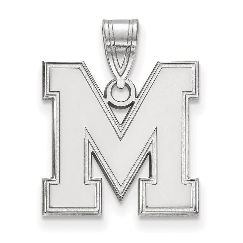 14kw LogoArt University of Memphis Medium Pendant - Seattle Gold Grillz