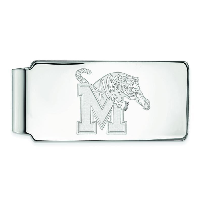 14kw LogoArt University of Memphis Money Clip - Seattle Gold Grillz