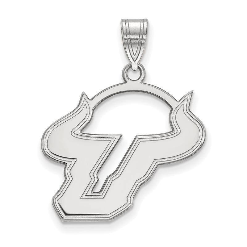 14kw LogoArt University of South Florida Large Pendant - Seattle Gold Grillz