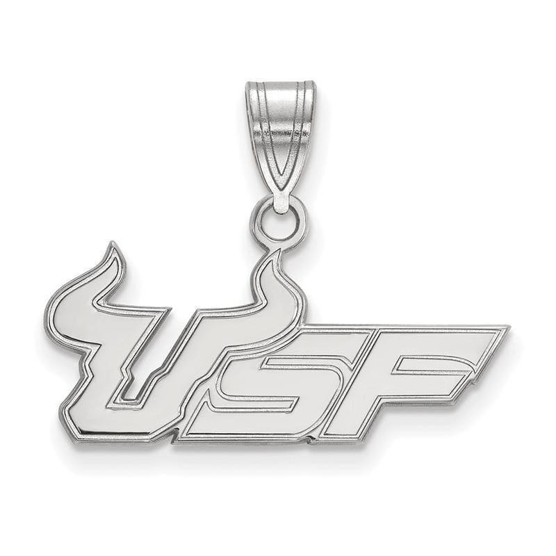 14kw LogoArt University of South Florida Medium Pendant - Seattle Gold Grillz