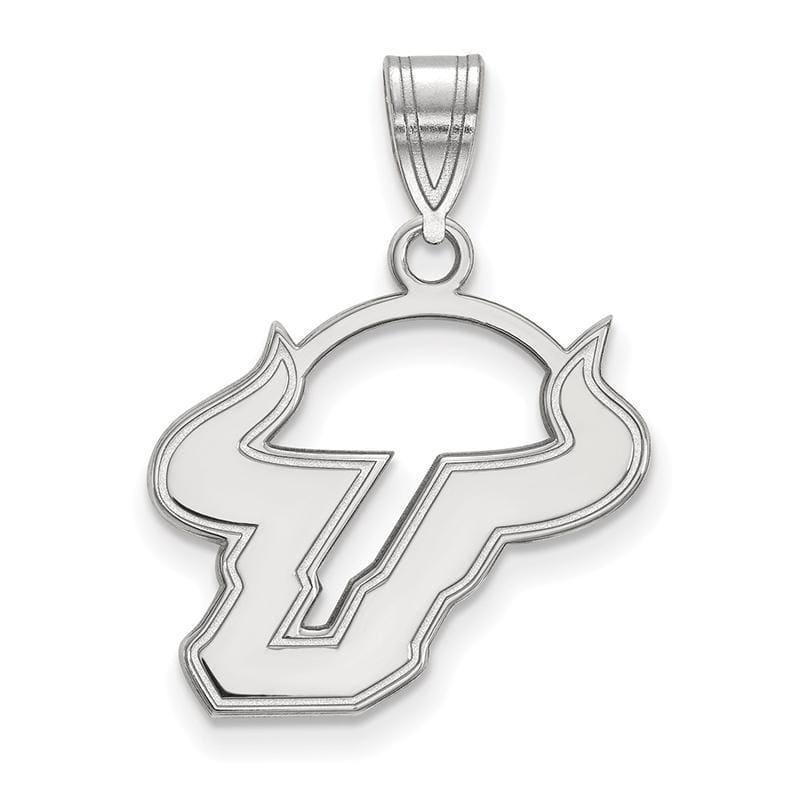 14kw LogoArt University of South Florida Medium Pendant - Seattle Gold Grillz