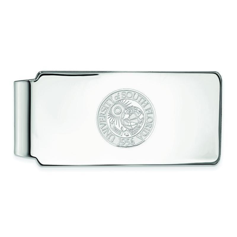 14kw LogoArt University of South Florida Money Clip Crest - Seattle Gold Grillz