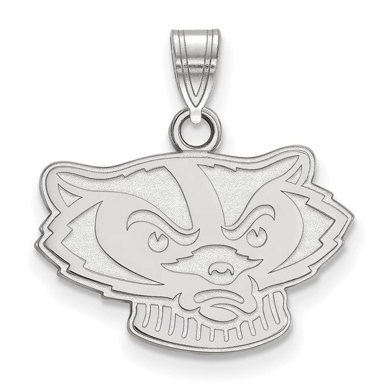 14kw LogoArt University of Wisconsin Small Pendant - Seattle Gold Grillz