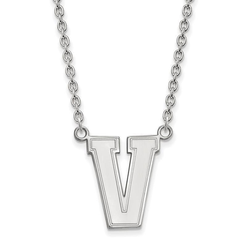 14kw LogoArt Vanderbilt University Large Pendant w-Necklace - Seattle Gold Grillz
