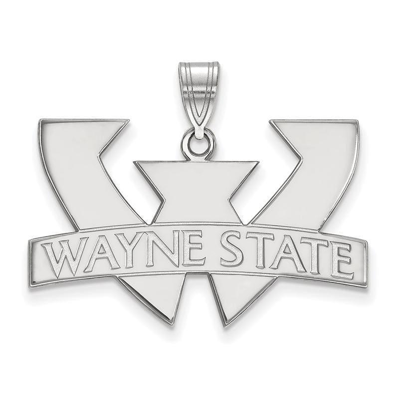 14kw LogoArt Wayne State University Large Pendant - Seattle Gold Grillz