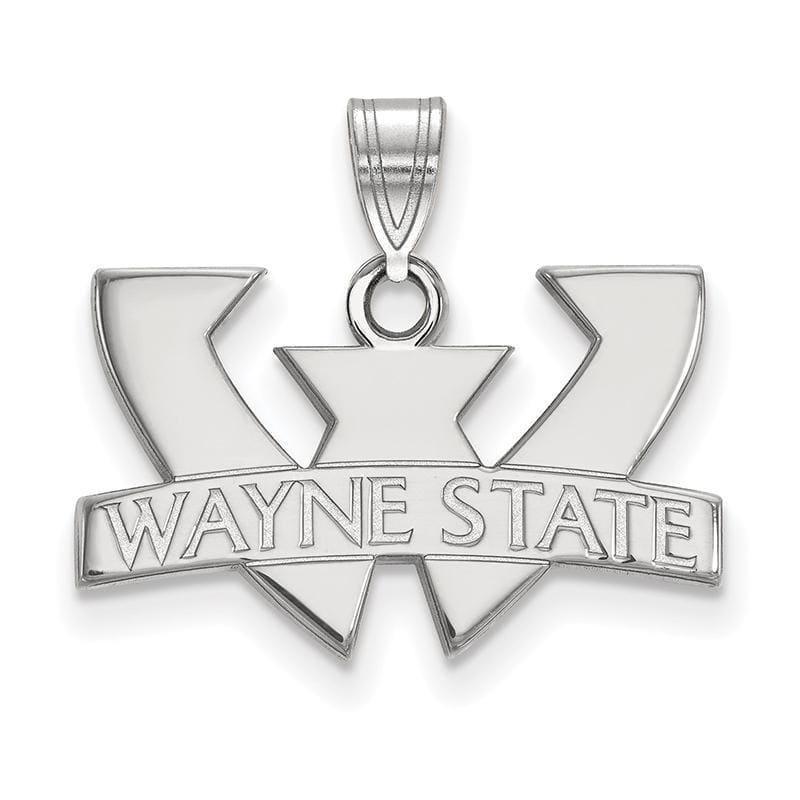 14kw LogoArt Wayne State University Small Pendant - Seattle Gold Grillz