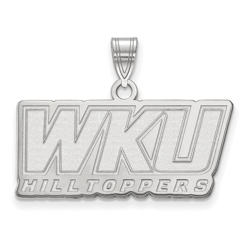 14kw LogoArt Western Kentucky University Large Pendant - Seattle Gold Grillz