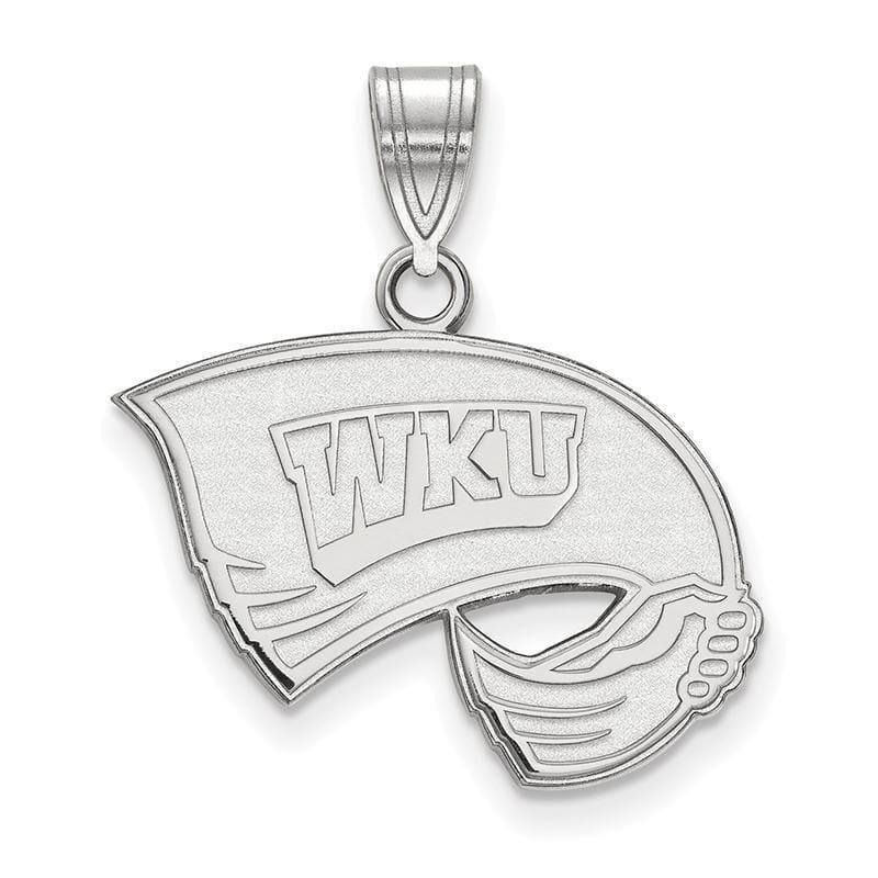 14kw LogoArt Western Kentucky University Medium Pendant - Seattle Gold Grillz