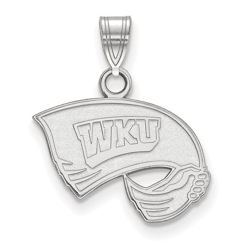 14kw LogoArt Western Kentucky University Small Pendant - Seattle Gold Grillz