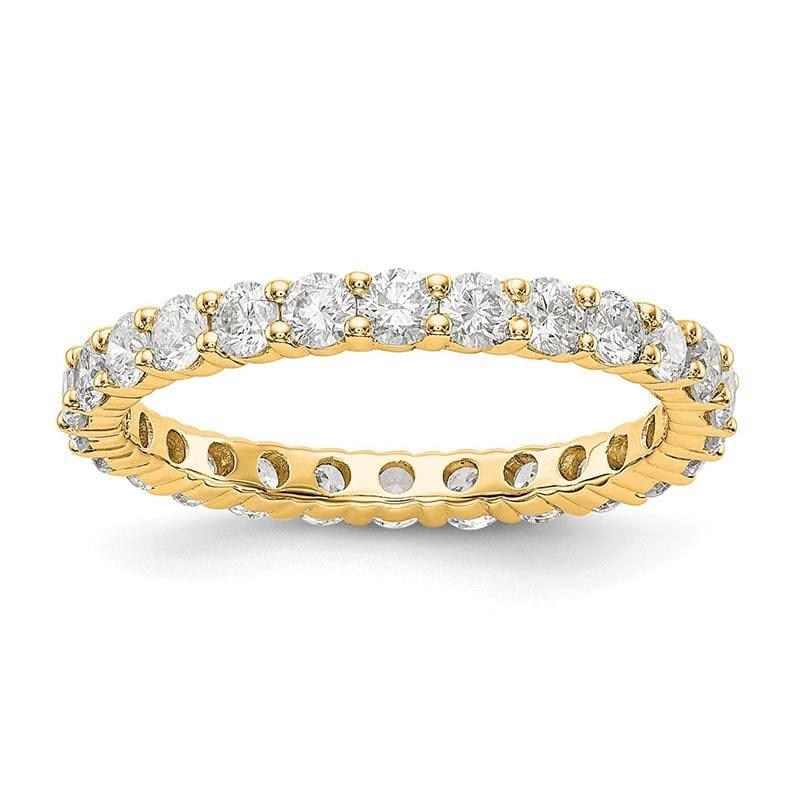 14KY 1.5CT Shared Prong Eternity Band - Seattle Gold Grillz