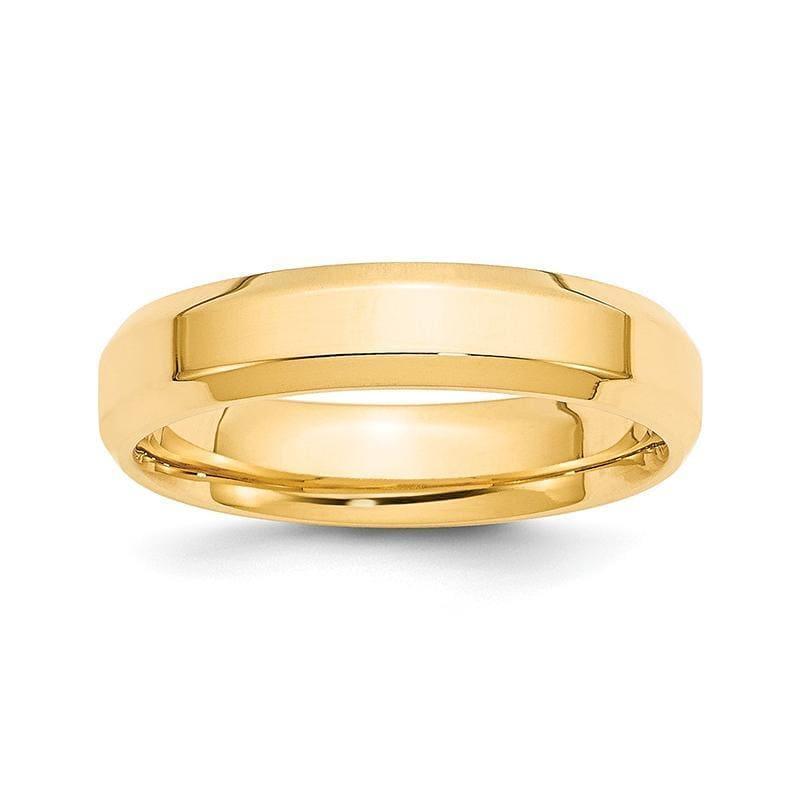14KY 5mm Bevel Edge Comfort Fit Band - Seattle Gold Grillz