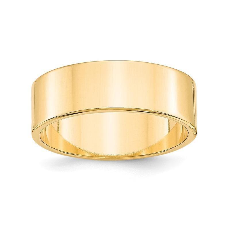 14KY 7mm LTW Flat Band - Seattle Gold Grillz