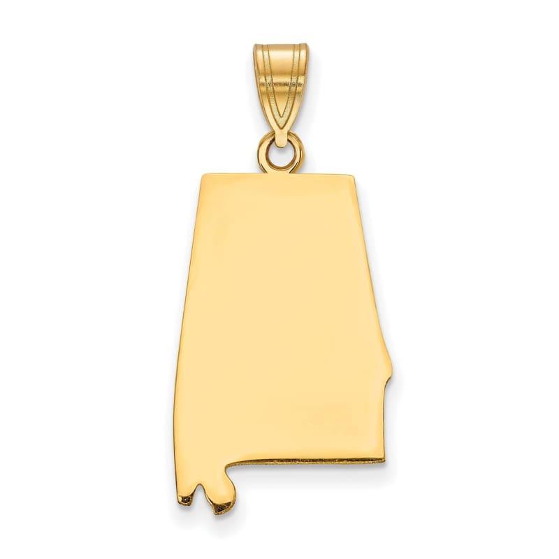 14KY AL State Pendant Bail Only - Seattle Gold Grillz