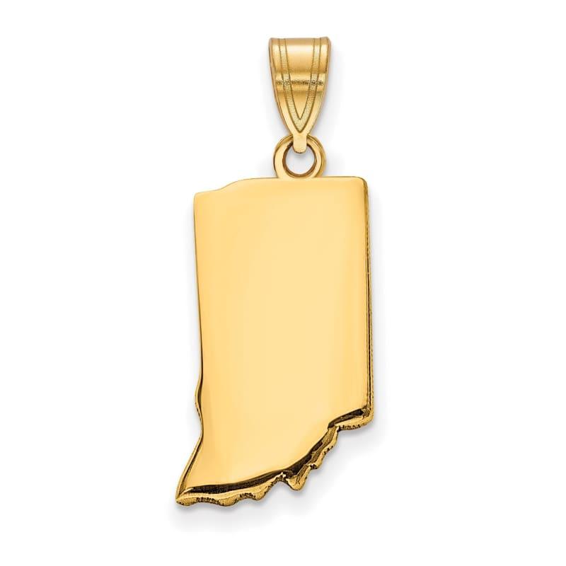 14KY IN State Pendant Bail Only - Seattle Gold Grillz