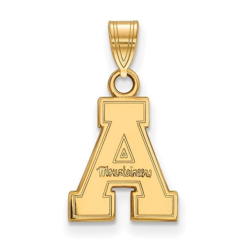 14ky LogoArt Appalachian State University Small Pendant - Seattle Gold Grillz