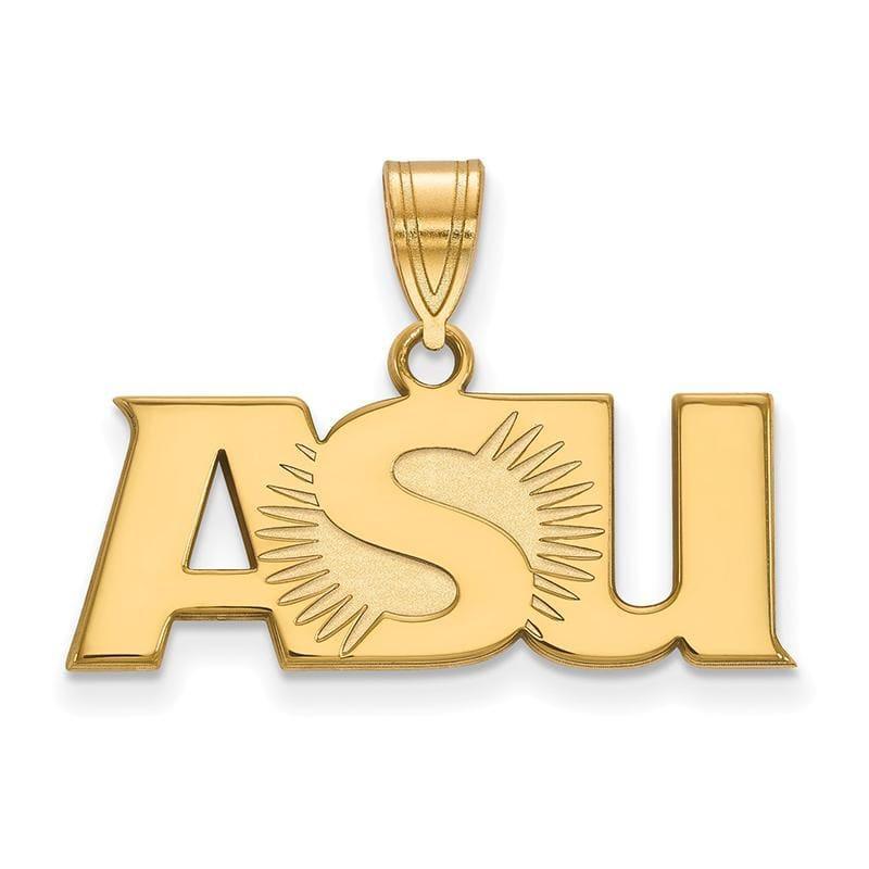 14ky LogoArt Arizona State University Large Pendant - Seattle Gold Grillz