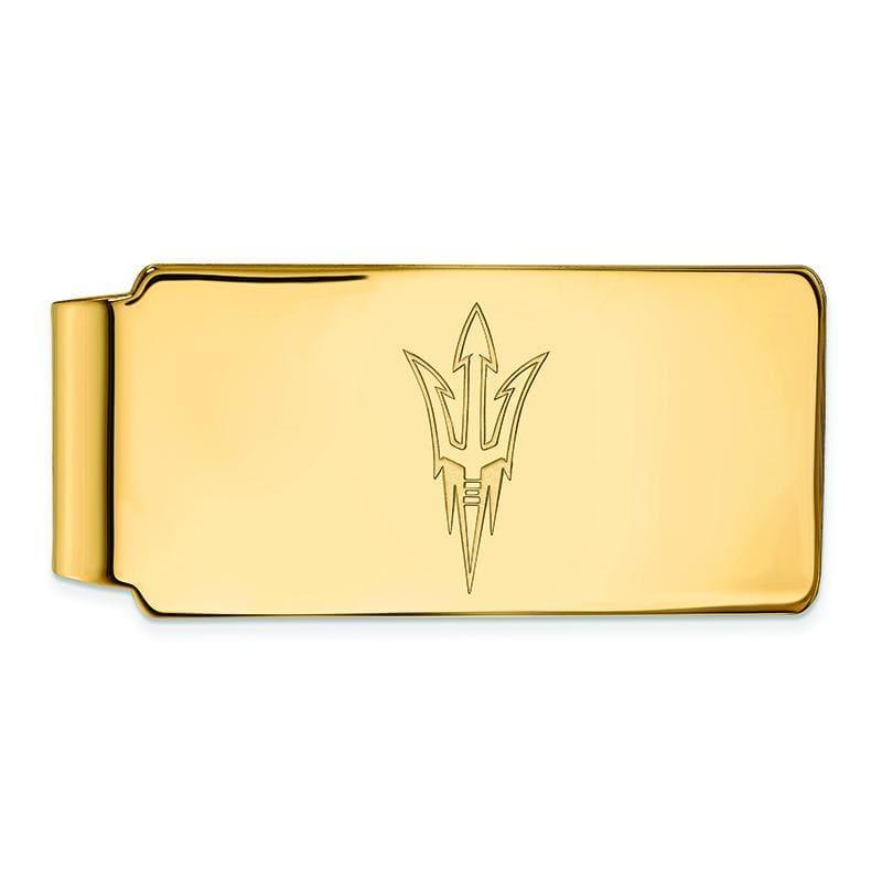 14ky LogoArt Arizona State University Money Clip - Seattle Gold Grillz