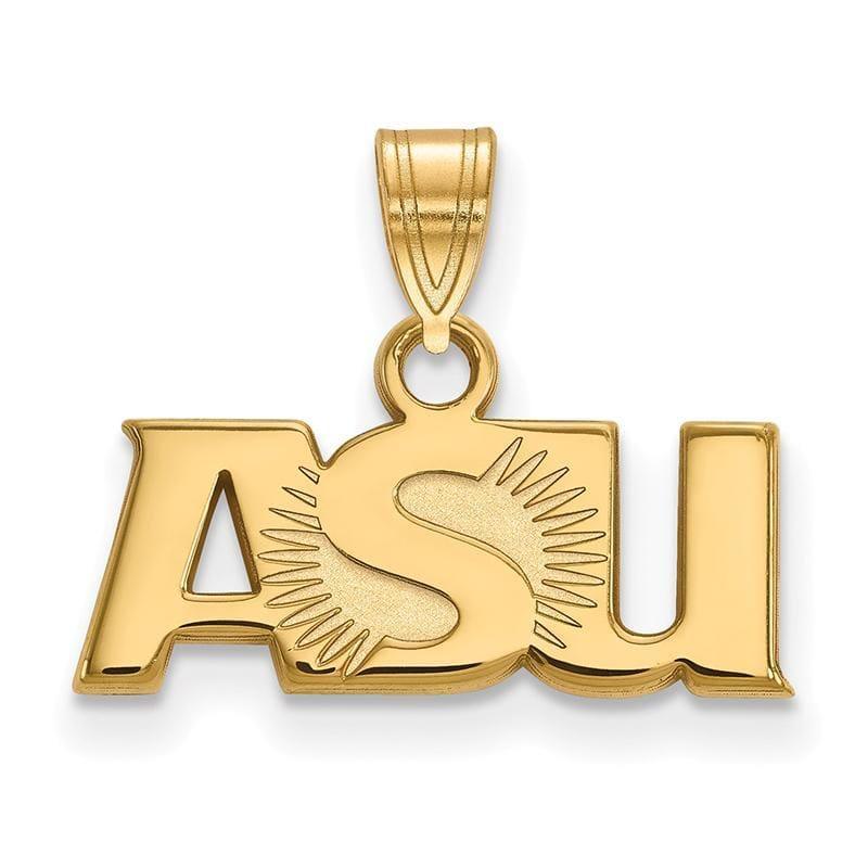 14ky LogoArt Arizona State University Small Pendant - Seattle Gold Grillz