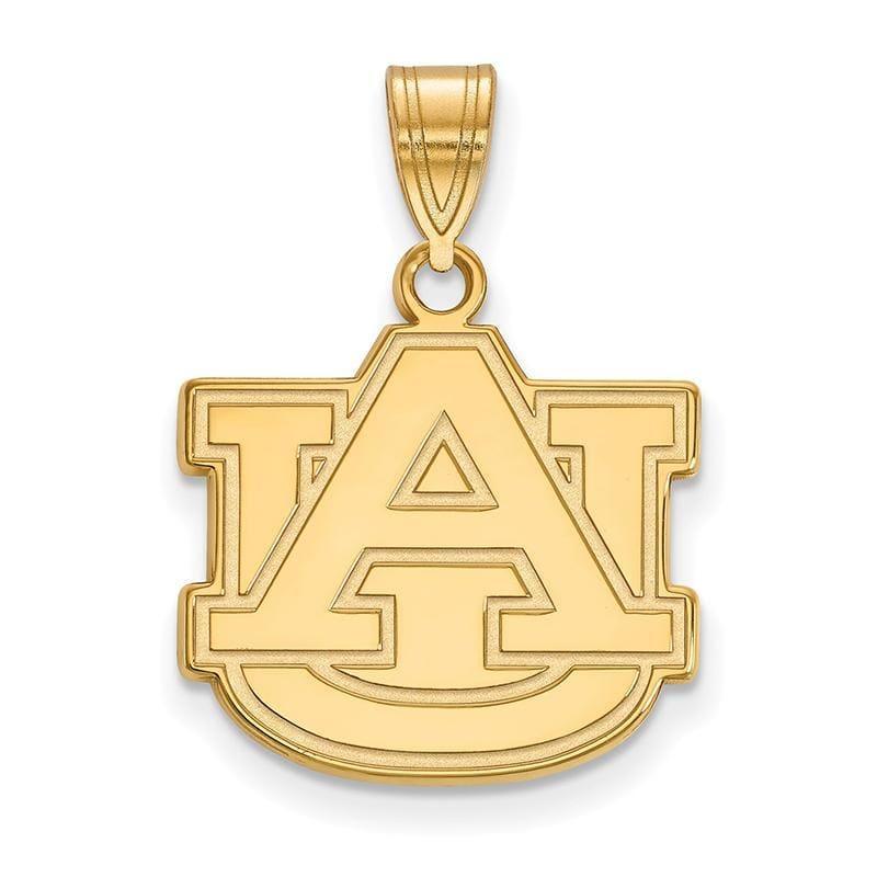 14ky LogoArt Auburn University Medium Pendant - Seattle Gold Grillz