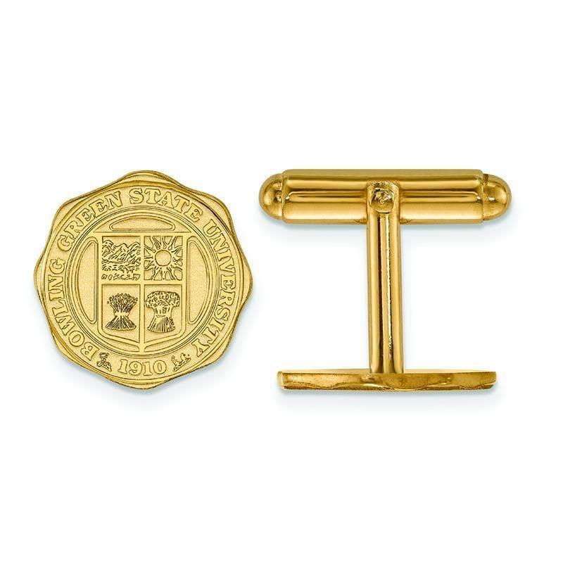 14ky LogoArt Bowling Green State University Crest Cuff Link - Seattle Gold Grillz