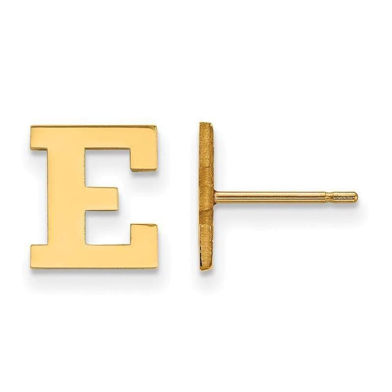 14ky LogoArt Eastern Michigan University XS Post Earrings - Seattle Gold Grillz