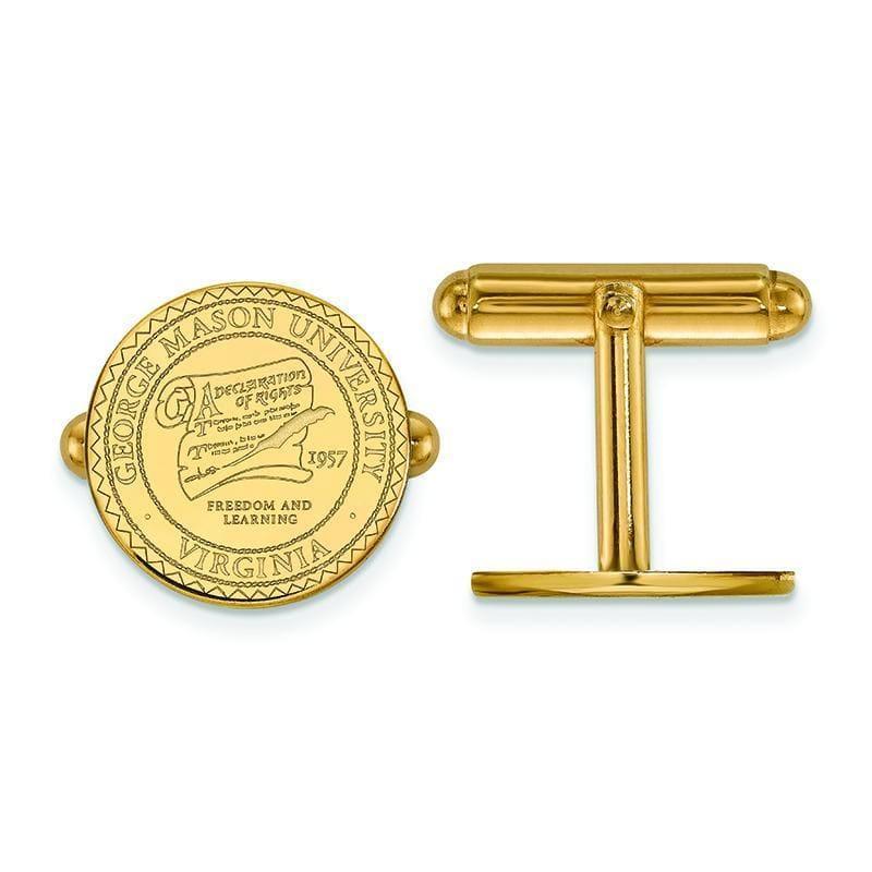 14ky LogoArt George Mason University Crest Cuff Link - Seattle Gold Grillz