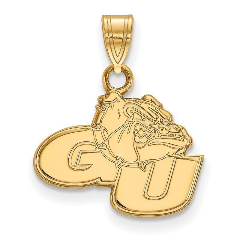 14ky LogoArt Gonzaga University Small Pendant - Seattle Gold Grillz