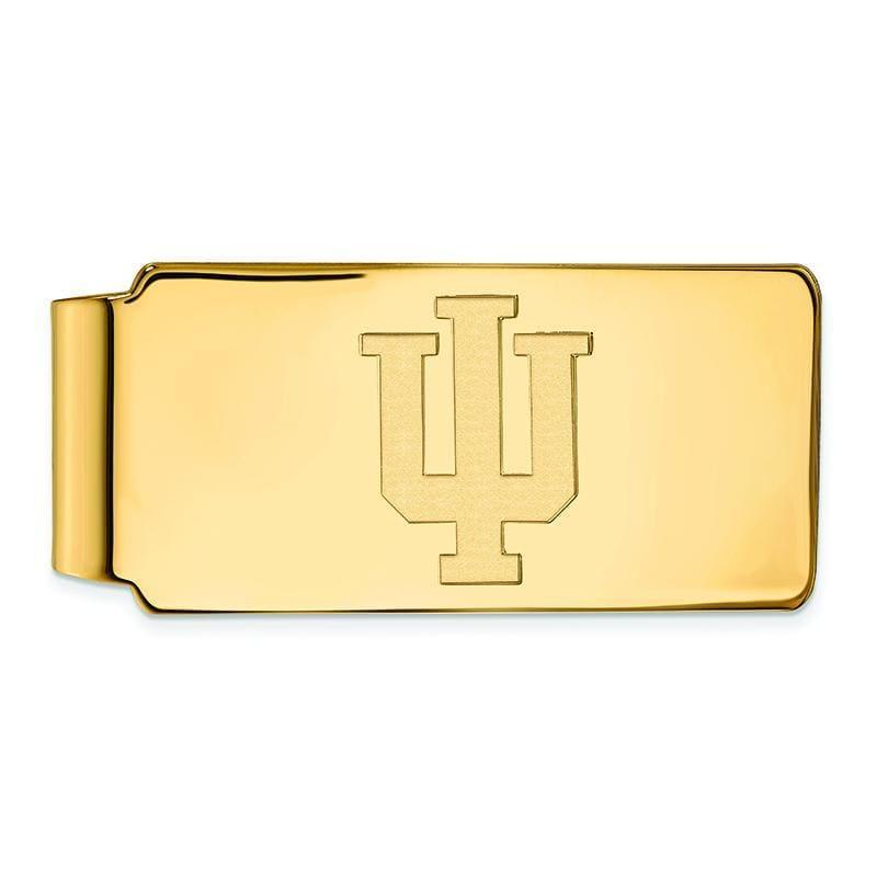 14ky LogoArt Indiana University Money Clip - Seattle Gold Grillz