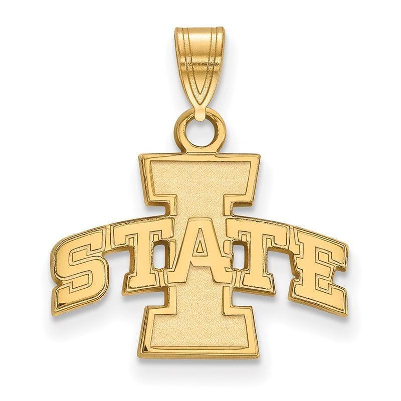 14ky LogoArt Iowa State University Small Pendant - Seattle Gold Grillz