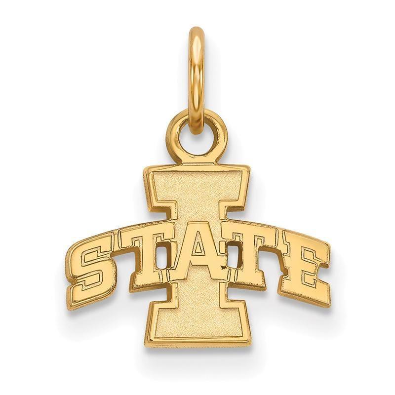 14ky LogoArt Iowa State University XS Pendant - Seattle Gold Grillz