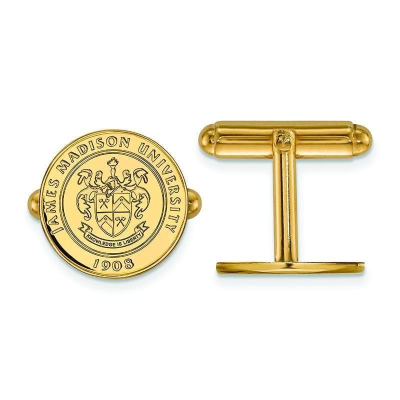 14ky LogoArt James Madison University Crest Cuff Link - Seattle Gold Grillz