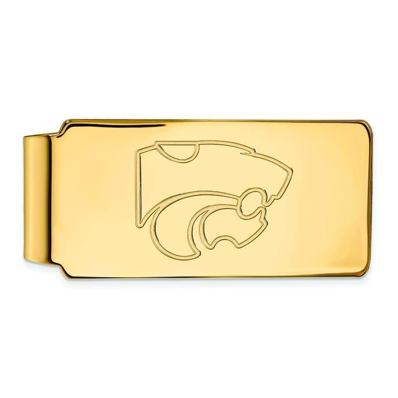 14ky LogoArt Kansas State University Money Clip - Seattle Gold Grillz