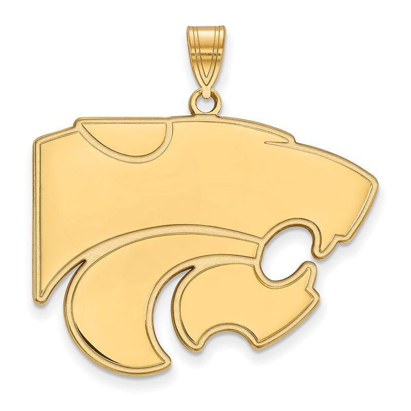 14ky LogoArt Kansas State University XL Pendant - Seattle Gold Grillz