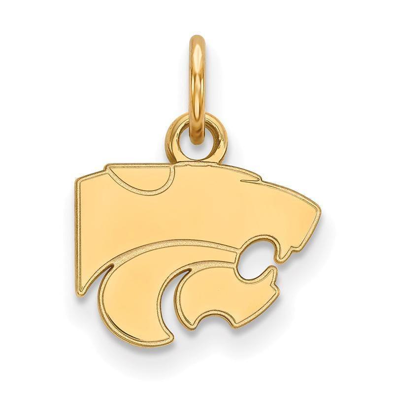 14ky LogoArt Kansas State University XS Pendant - Seattle Gold Grillz