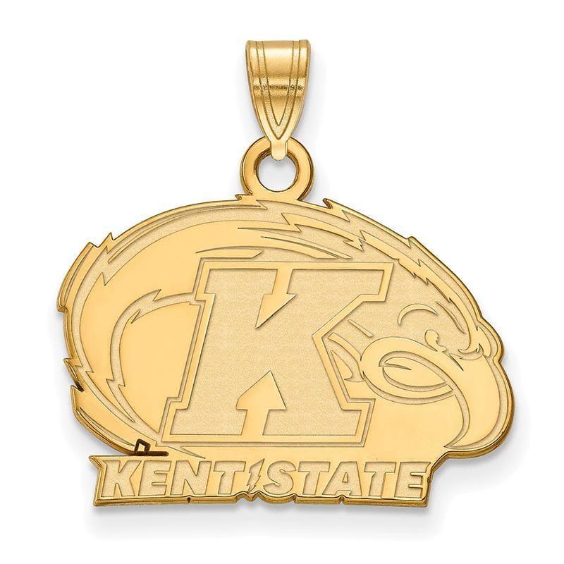 14ky LogoArt Kent State University Small Pendant - Seattle Gold Grillz