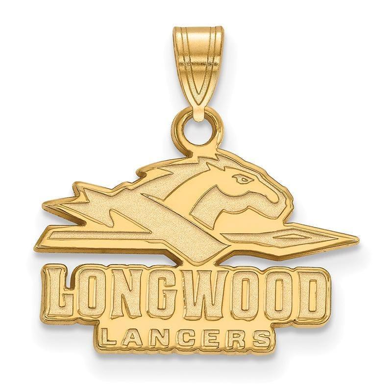 14ky LogoArt Longwood University Small Pendant - Seattle Gold Grillz